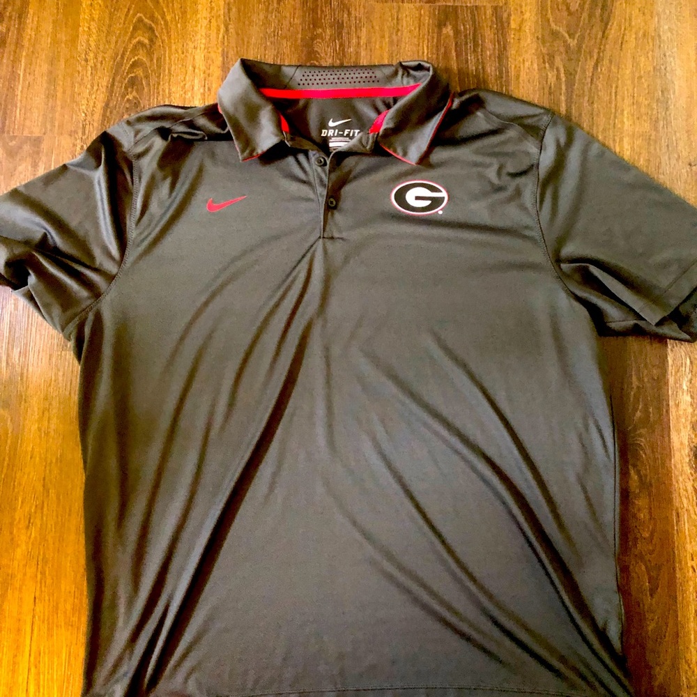 UGA Nike Dri-fit Polo